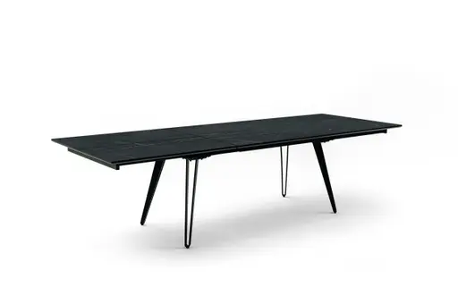 Esstisch - ausziehbar,  LB ca. 190x100 cm, Anthrazit