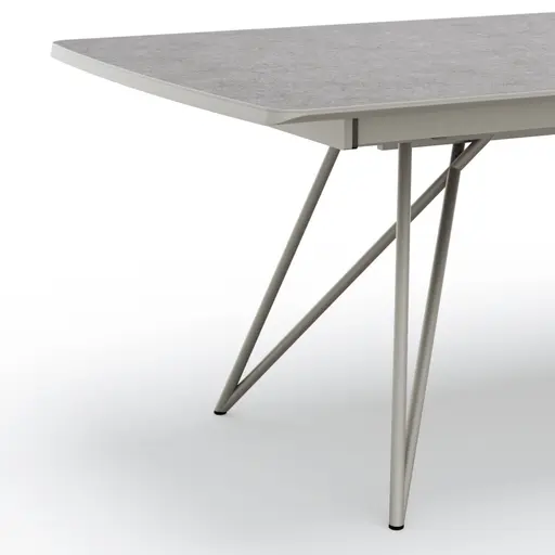 Esstisch Sedana - LB ca. 200x100 cm, HPL, Grau