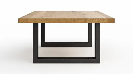 Couchtisch Oakhaven - BHL ca. 80x41x120 cm, Zerreiche massiv, natur geölt