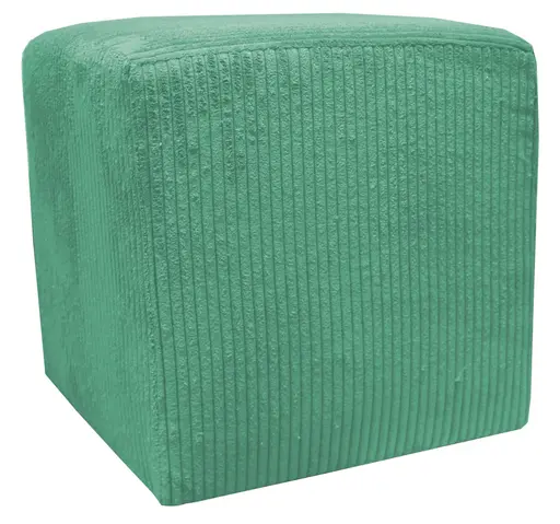 Hocker- Stoff, Grün