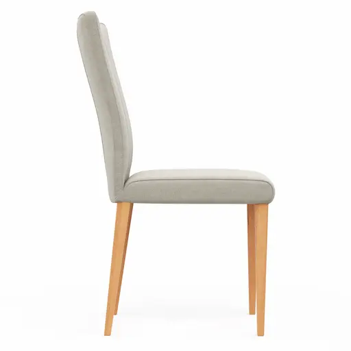 Stuhl Cosyra - Stoff, Natur