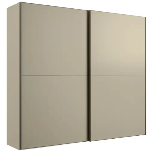 Schwebetürenschrank Solina Dover - B ca. 273 cm, Lack, Cappuccino