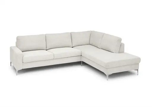 Ecksofa CALM 2.0 - 2,5-Sitzer mit Ecke rechts, Stoff, Natur