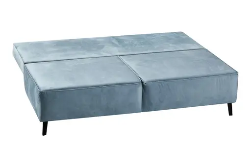 Querschläfer - Schlaffunktion mit Bettkasten, Stoff, Petrol