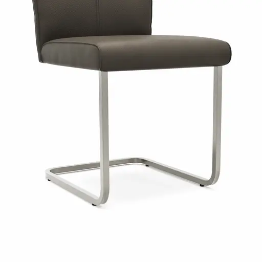 Freischwinger 4110 - Leder, Olive