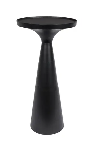 Beistelltisch Svala F - BHT ca. 28x56x28 cm, Aluminium, Schwarz