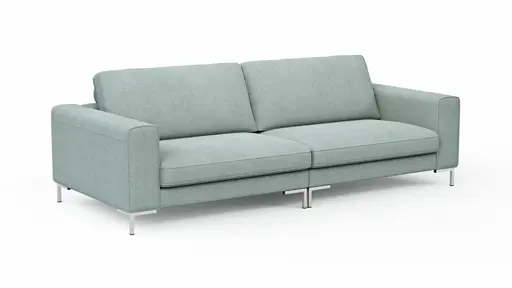 Sofa Solano - 3-Sitzer, Stoff, Hellblau
