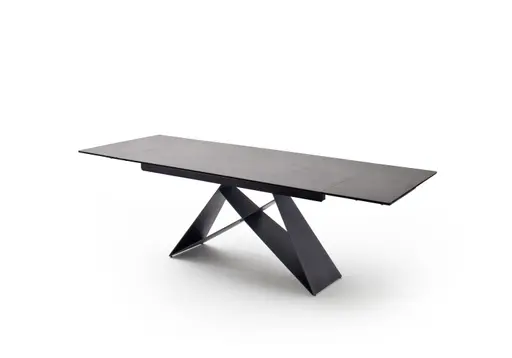 Esstisch - ausziehbar, LB ca. 160x90 cm, Anthrazit