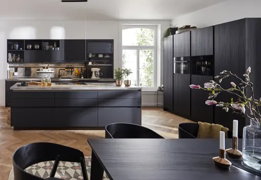 Inselküche 56.210 GL 8 519, Onyxschwarz