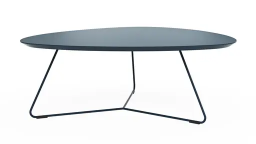 Couchtisch Fano - LBH ca. 87x78x33 cm, Fenix dunkelblau