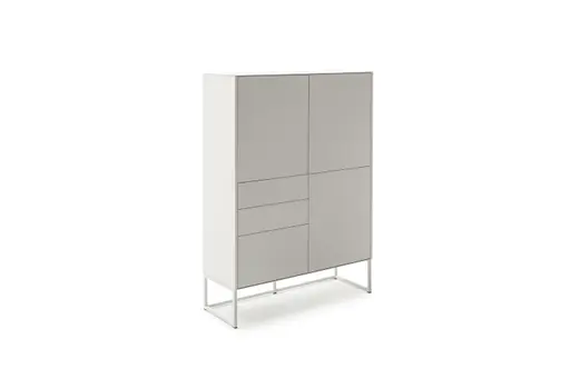 Highboard Ove - Lack, Kreide
