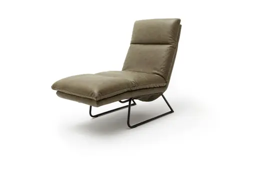 Liege Ferdinand - inkl. Relaxfunktion (motorisch), Leder, Olive