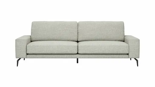 Sofa Redington - 3-Sitzer, Stoff, Hellgrau