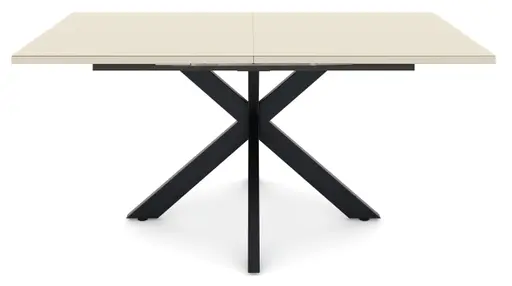 Esstisch - ausziehbar, LB ca. 160x90 cm, Kaschmir, Schwarz