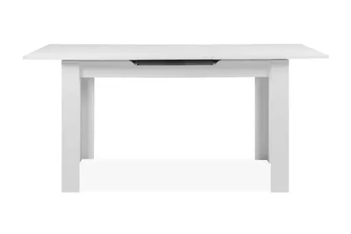 Esstisch - ausziehbar, LB ca. 125x80 cm, Weiß