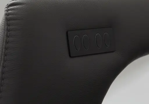 Relaxsessel Trona - Größe M, inkl. Relaxfunktion (motorisch), Leder, Anthrazit