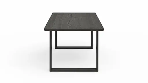 Esstisch Clifton - BL ca. 100x240 cm, Zerreiche massiv, Smoke