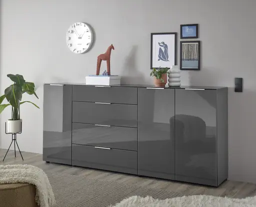 Sideboard- B ca. 226 cm, Anthrazit