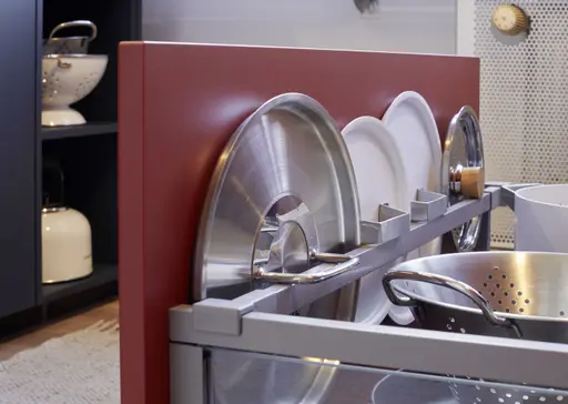 Inselküche 54.160 CO 4 522, Tiefblau samtmatt