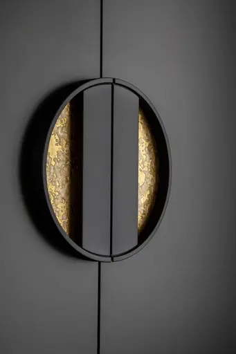 Sideboard Jyn - BHT ca. 197x109x46 cm, Lack, Schwarz