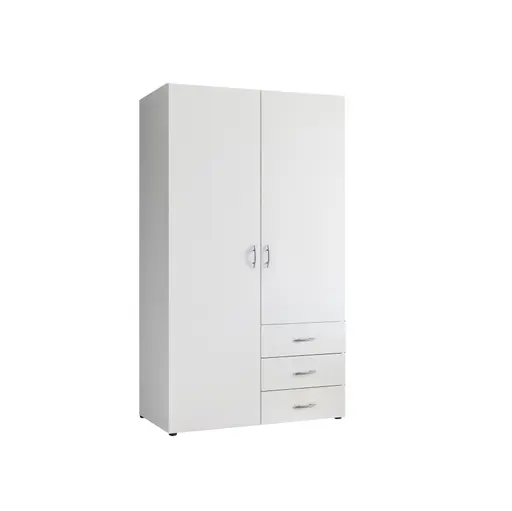 Kleiderschrank- B ca. 100 cm, Weiß