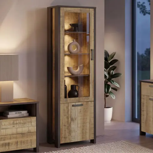 Vitrine FEA- Mango, Grau