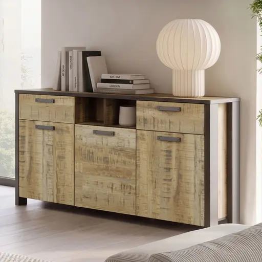 Sideboard FEA- Mango, Grau