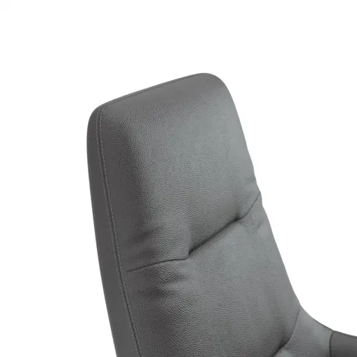 Relaxsessel Rufus - inkl. Relaxfunktion, Leder, Anthrazit