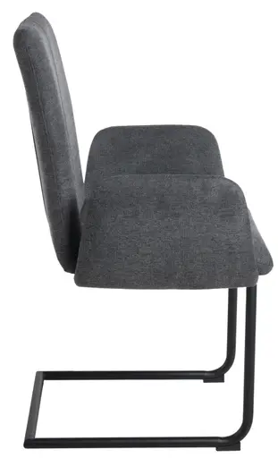 Freischwinger - Webstoff, Anthrazit