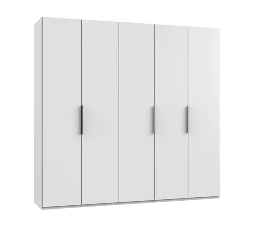 Drehtürenschrank- B ca. 250 cm, Weiß