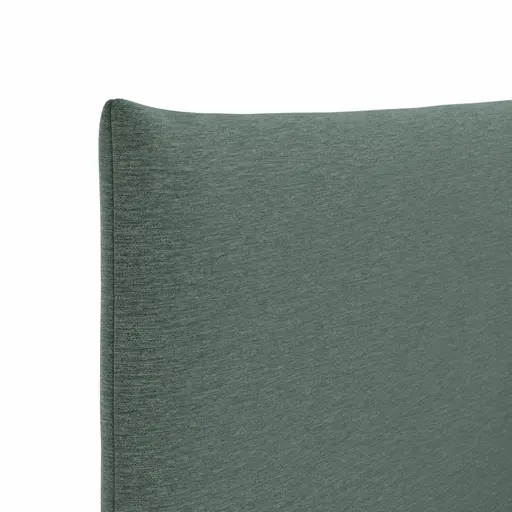 Polsterliege Evora - Liegefläche ca. 100x200 cm, Stoff, Dunkelgrün