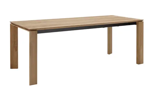 Esstisch Missoula - ausziehbar, LB ca. 200x90 cm, Asteiche massiv, natur geölt