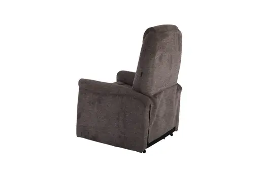 TV-Sessel MYRON - Aufstehhilfe, Relaxfunktion, Kopfteilverstellung, Stoff, Braun