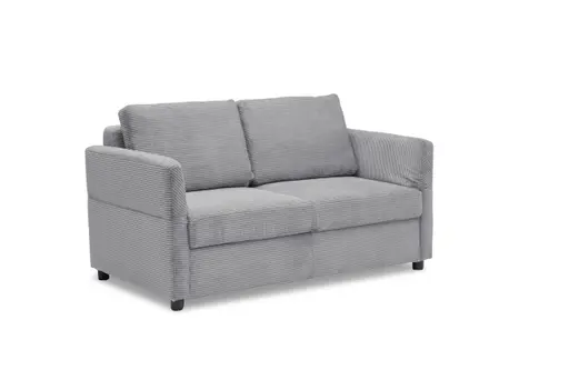 Sofa PRO FLEXX - 2-Sitzer, Stoff, Hellgrau