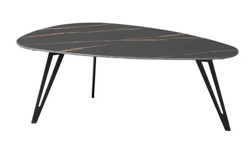 Couchtisch - 2er Set, Stein, Dunkel