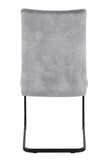 Freischwinger - Stoff, Vintage Silber