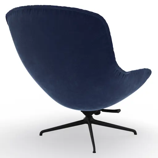Sessel Unn - Stoff, Indigo