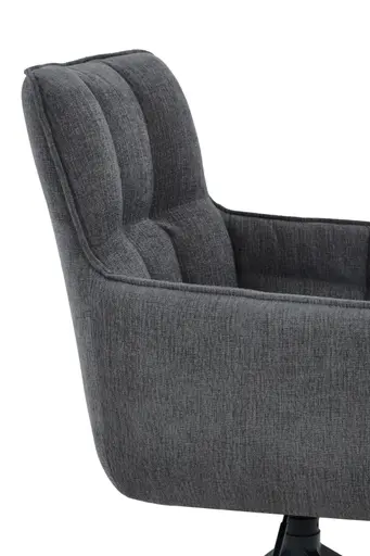 Armlehnstuhl - drehbar, höhenverstellbar, Webstoff, Anthrazit