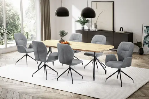 Esstisch - LB ca. 200x100 cm, Wildeiche massiv