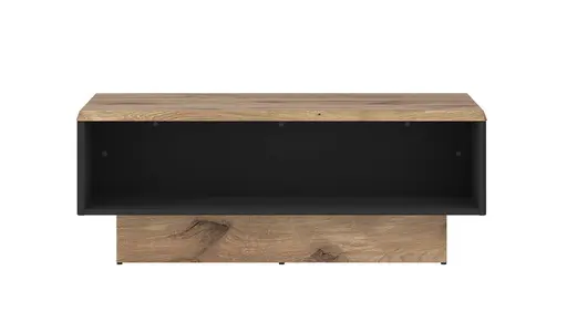 Couchtisch - LB ca. 110x70 cm, Viking Eiche Nachbildung, Anthrazit