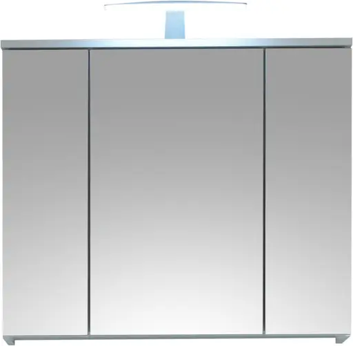 Spiegelschrank- B ca. 80 cm, Weiß, Spiegel