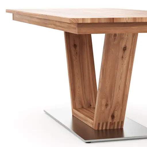 Esstisch Cartago Soft - LB ca. 180x90 cm, Astbuche massiv, natur geölt