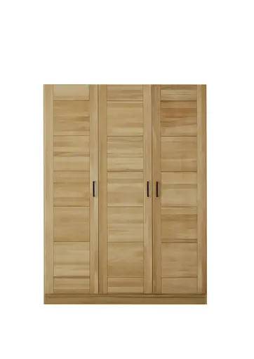 Drehtürenschrank- B ca. 152 cm, Buche, Teilmassiv, Geölt