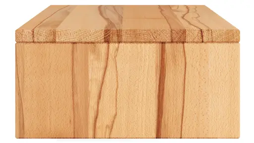  Nachtkonsole Tigris - links, Kernbuche massiv, geölt