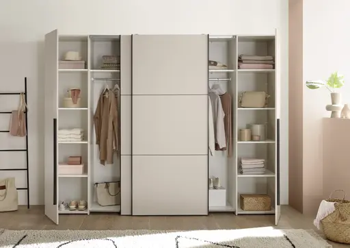 Schwebetürenschrank- B ca. 267 cm, Kashmir