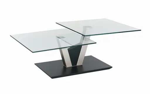 Couchtisch - LBH. ca. 118x65x43 cm, Glas
