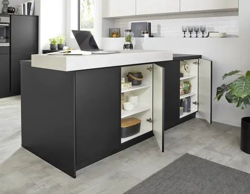 U-Küche 33.150 4 323, schwarz