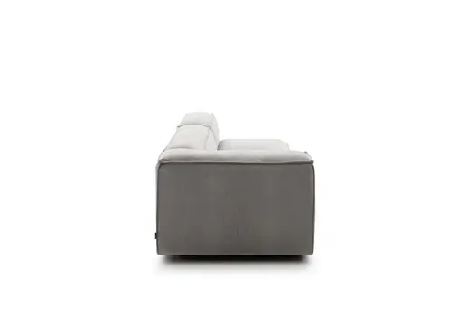 Ecksofa Aki - 1-Sitzer AL, 1 -Sitzer, Stoff, Hellgrau