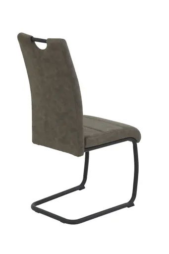 Freischwinger - Microfaser, Vintage Braun