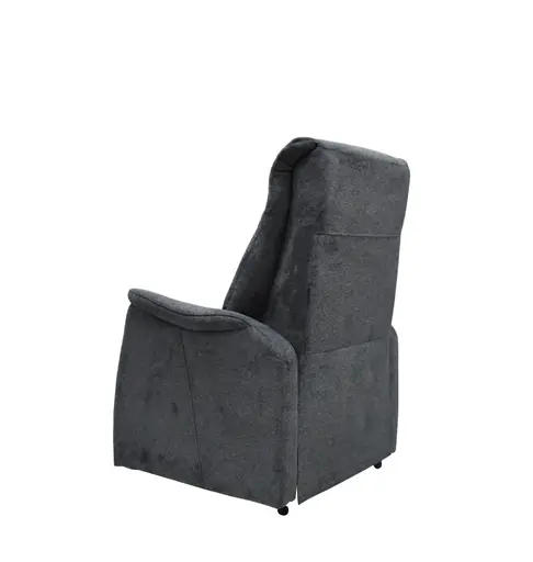 TV-Sessel MAILO - Aufstehhilfe, Relaxfunktion, Kopfteilverstellung, Stoff, Dunkelgrau